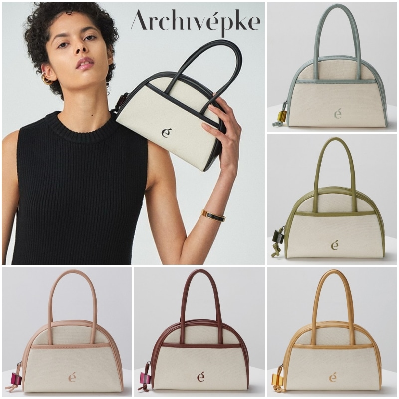 送料 関税込 【ARCHIVEPKE】 mini bowling bag バッグ ボウリングバッグ ミニバックショルダーバッグ ハンドバッグ