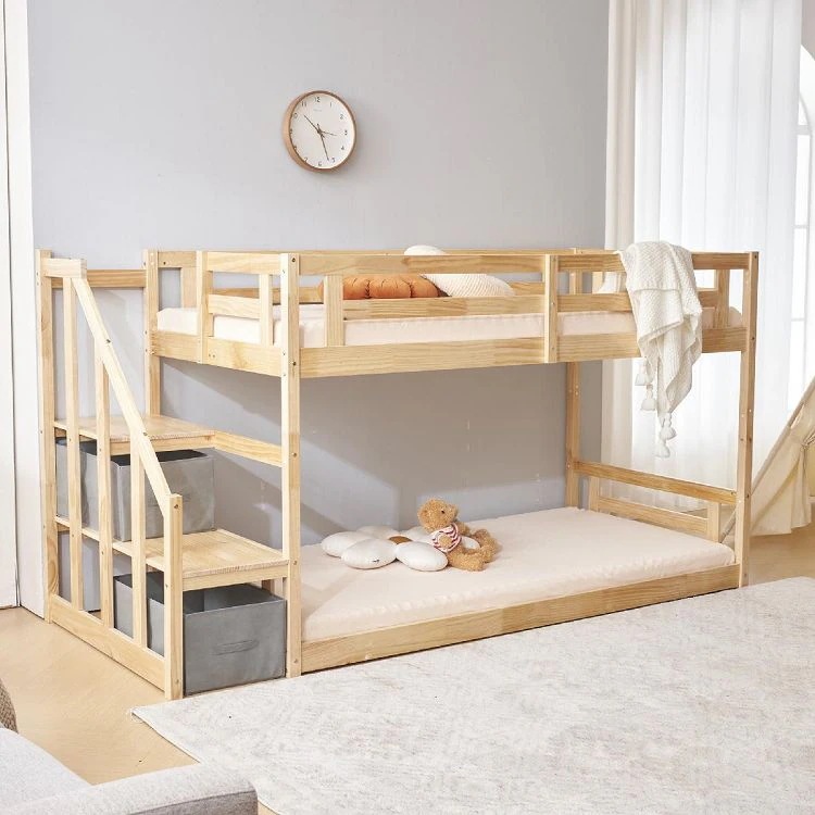 ロフトベッド 階段付き 木製 シングル システムベッド ロフト ベッド ハイタイプ ロフト 木製ベッド