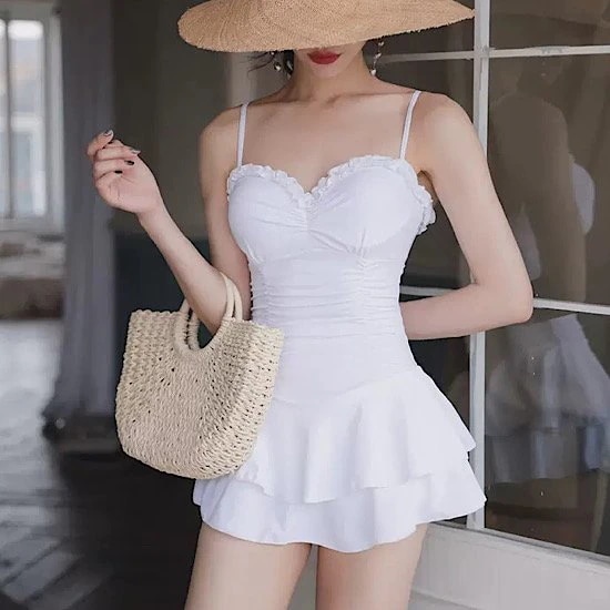 水着 レディース ワンピース水着 体型カバー 水泳 海水浴 プール ビーチ 夏 デザイン 2 5,916円