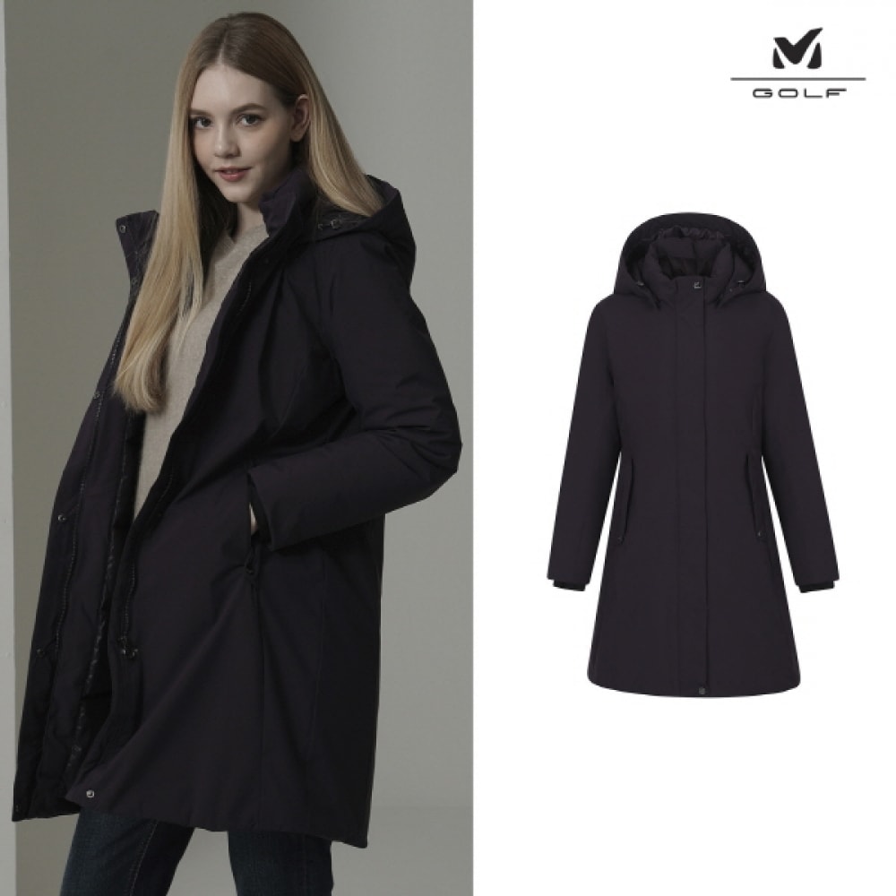 (ミーレゴルフ) プレミアムインキルトダックダウン女性用-パープル