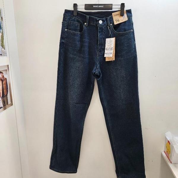 BANG BANG HC19 メンズ 冬 セミワイドフィット インバンド ボンディング 起毛 スパン 청바 (S42298860)