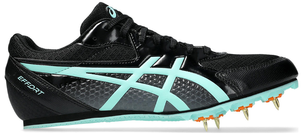 アシックス 1093A167-004-25.5 ユニセックス 陸上競技シューズ EFFORT 13（Black/Illuminate Mint・サイズ：25.5cm） 1093A167004255