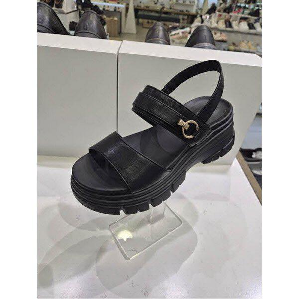[] 女性用チャンキーヒールサンダル 6CM(PFFMSD705BK) (P003785355)