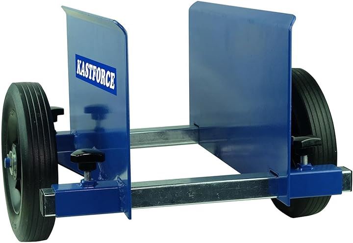 KF4002 パネル台車 ボード台車 ドア台車 耐荷重250kg 石膏ボード ドリー 8インチノンフラットタイヤ採用( ブルー)