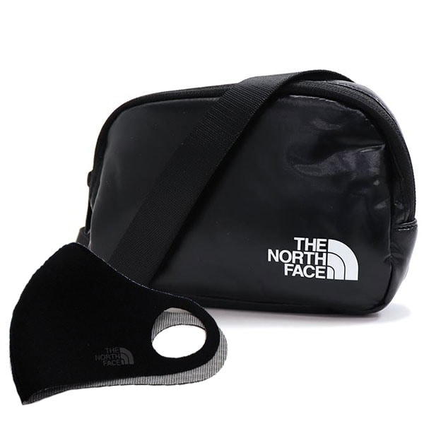 セット商品 マスクセット ボディバッグ メンズ レディース 斜め掛けバッグ ウエストバッグ WAIST BAG MINI ブラック NN2PP65M JBK
