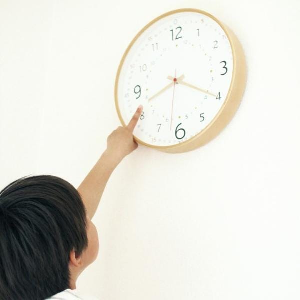 掛け時計 子供 練習 保育園 幼稚園 小学校 託児所 勉強用 キッズ 掛時計 木製 おしゃれ 北欧 プレイルーム