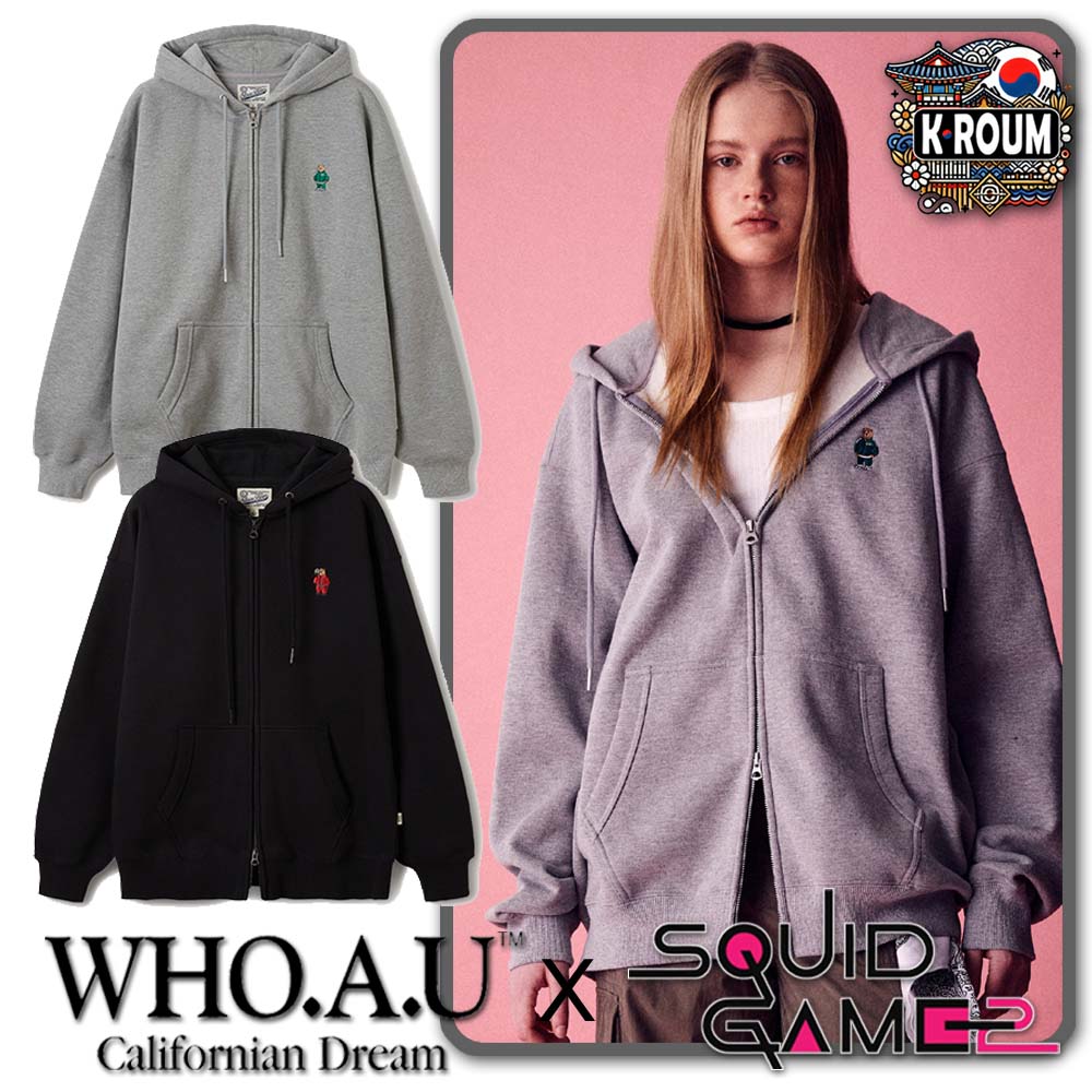 [WAU x SQUID GAME] Steve Hood Zip-up 2color イカゲーム スティーブ フード ジップアップ 2種 / ユニセックス 8,438円