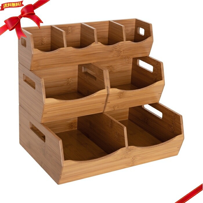 セビルクラシックス 竹製小物入れ 積重ね可能 4個セット