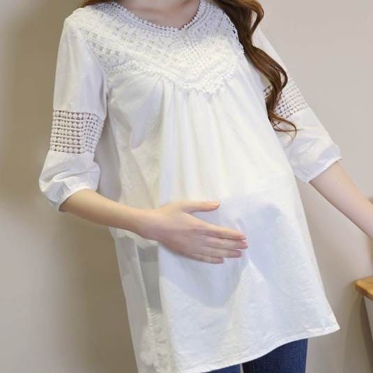 レディース トップス カットソー プルオーバー ミディアム丈 7分丈 ラウンドネック 透かし編み 透け感 かわいい 大人可愛い きれいめ シンプル カジュアル 上品 かっこいい レトロ こな