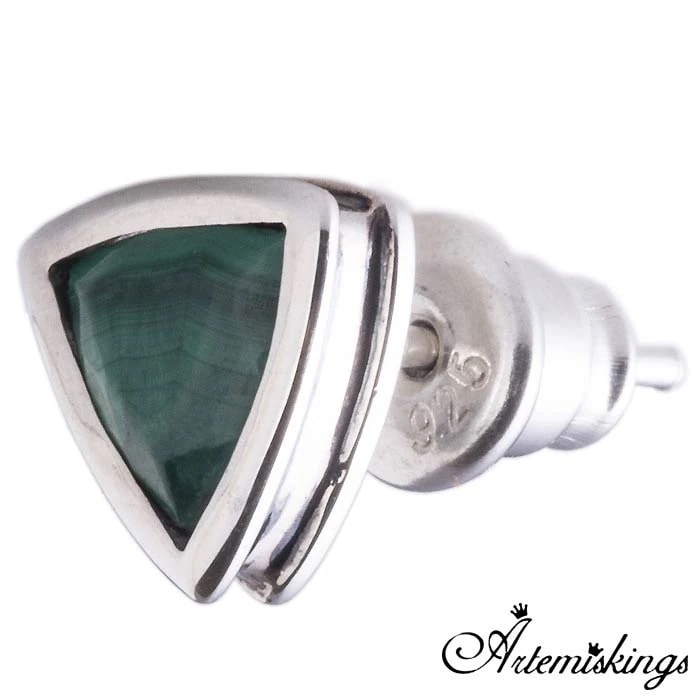 アルテミスキングス ARTEMIS KINGS シルバー ピアス アクセサリー デルタ マラカイト 片耳分 アルテミスクラシック Artemis Classic AKE0090