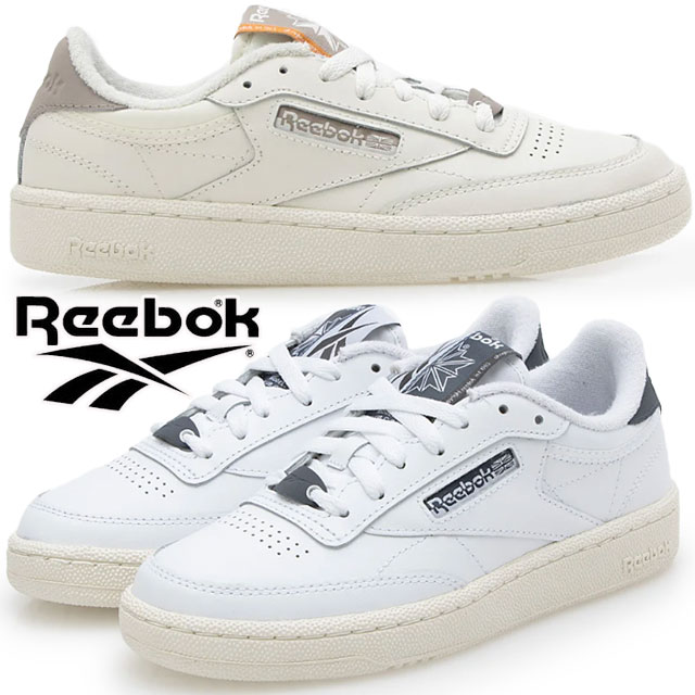 リーボック クラブシー 85 スニーカー メンズ レディース ローカット カジュアルシューズ テニススタイル 100074163 ホワイト 100074162 チョーク 運動靴 8,792円