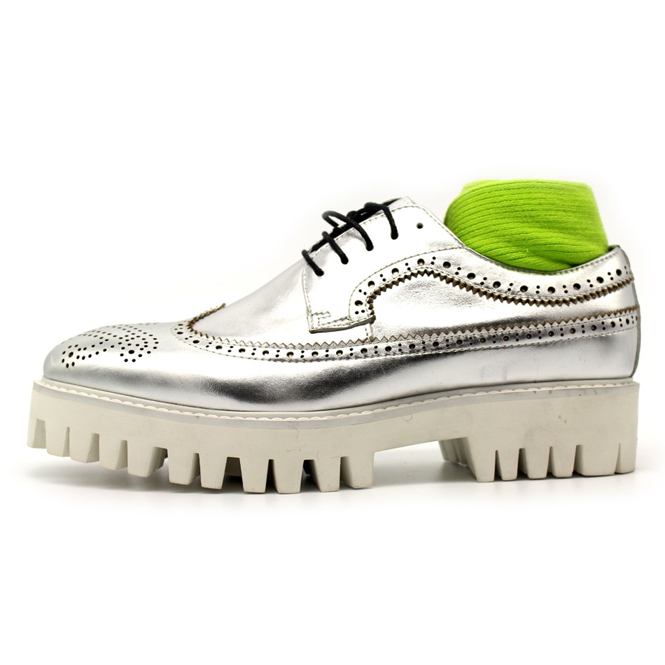 メーカー直売 シルバー 紳士靴 メンズ 牛革 レースアップシューズ ウィングチップ 厚底 フアッション Js98 ll ビジネス Www Ivoiresante Net