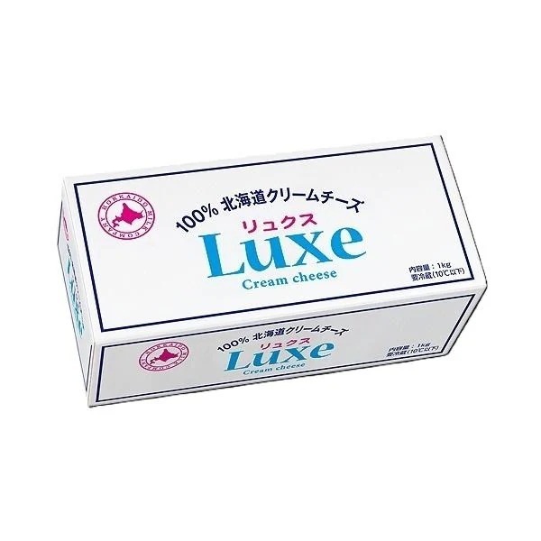チーズ Luxe リュクス 北海道産 クリームチーズ 北海道乳業 1kgx12個セット パン お菓子 手作り 材料 ギフト 北海道土産 お土産 人気 お取り寄せ 限定 おすすめ スイーツ グルメ贈り物