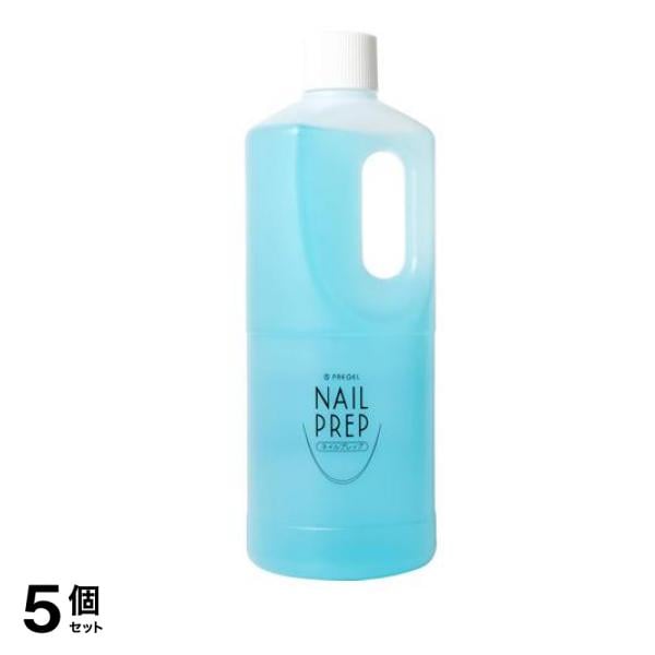 PREGEL(プリジェル) ネイルプレップ 除光液 1000mL 5個セット