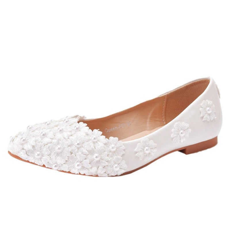 1000円OFFクーポン パンプス レディース ポインテッドトゥ 美脚 フラット ビジネス 大きいサイズ 歩きやすい 走れるパンプス 痛くない 柔らか 脱げない 軽量 パール バレエシューズ 通勤 お