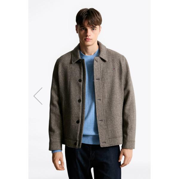[メンズ】ヘリンボーンウールブルゾン (T12F6WOT706ML1R70)