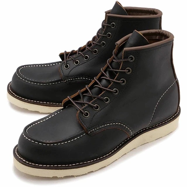 メンズ 6インチ クラシックモック [8849 ] 6-INCH CLASSIC MOC Dワイズ ワークブーツ モックトゥ red wing ブラックプレーリー 黒 ブラック系