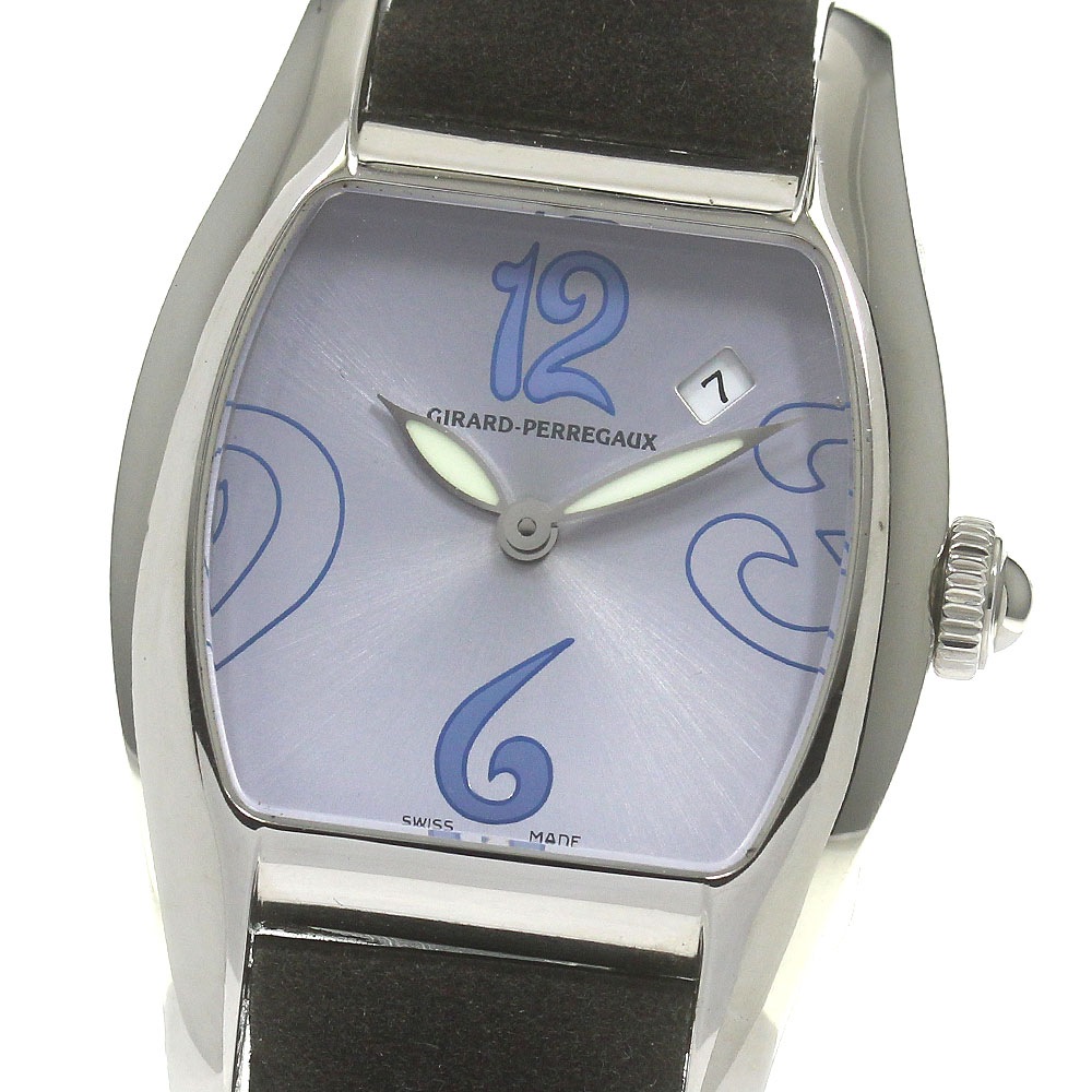 ジラール・ペルゴ GIRARD PERREGAUX 2655 リシュビル デイト クォーツ メンズ _837795【中古】