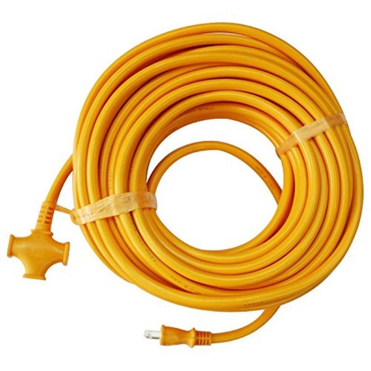 kowa スーパーソフト 延長コード デカ太電線 15A・20m 3ツ口 キイロ KM25-20 日本製