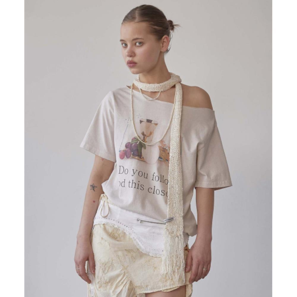 スカルプター Skinny Sequin Scarf Raw SC24A602IV