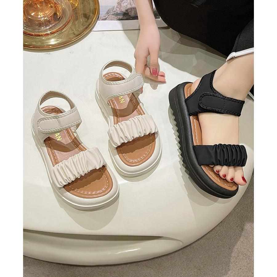 2025新作人気韓国夏靴厚底美脚スポーツサンダル最安値保証品質良い