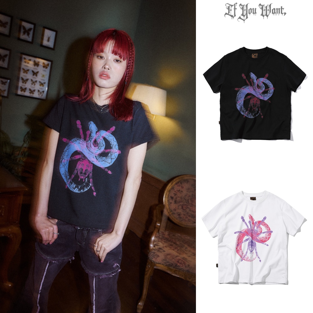 【IFYOUWANT】Spyder Snake TEE