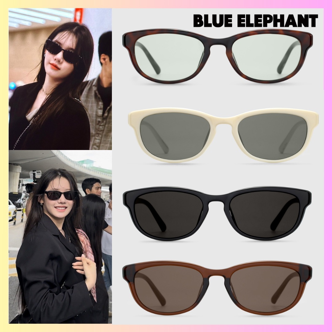 [BABYMONSTER ベビモン RORA ローラ着用] HOEN - 4色 + FREE OMAKE サングラスブランド韓国ファッション レディース 眼鏡 度あり 度なし 度付きメガネ 眼鏡 乱視