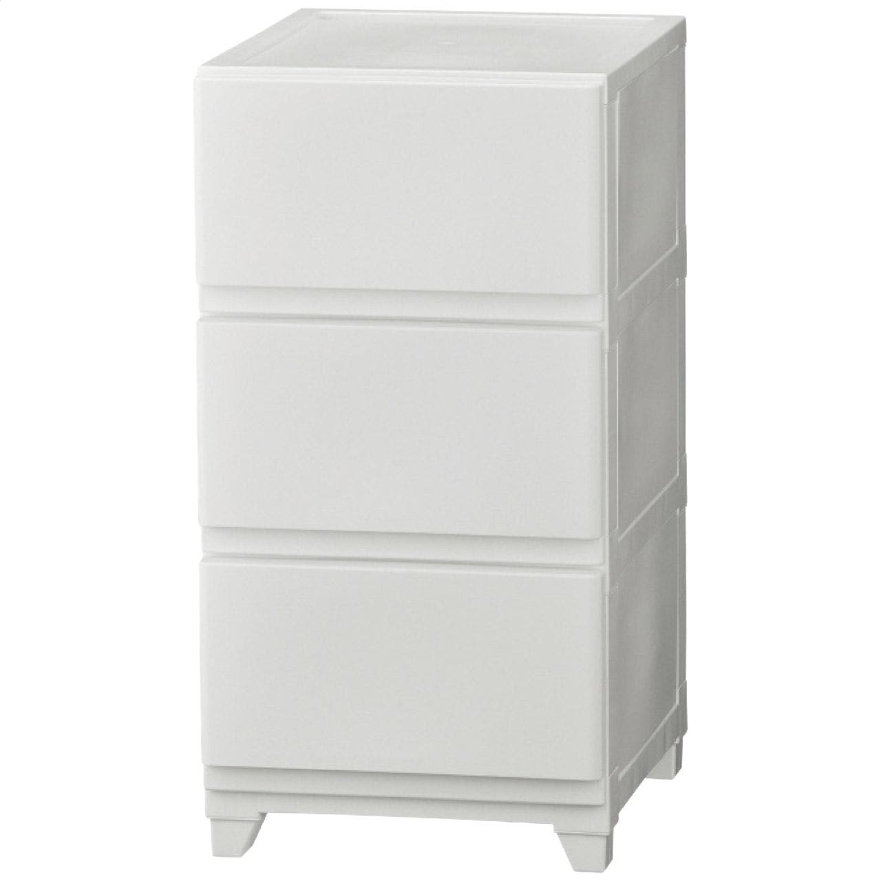 チェスト3段ホワイト 1020855(ホワイト) 3382-074