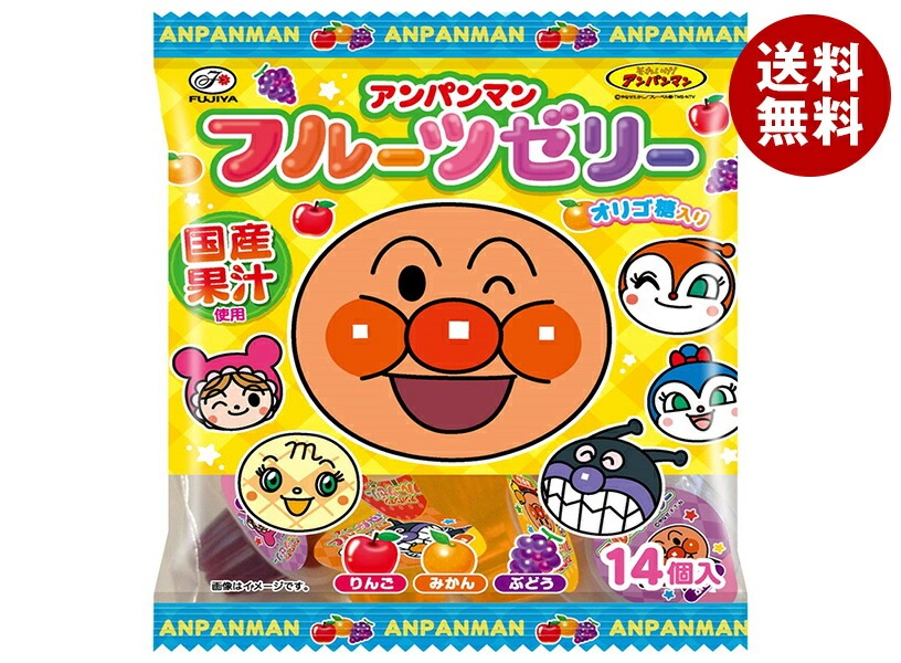 不二家 アンパンマン フルーツゼリー 14個＊18袋入 6,067円