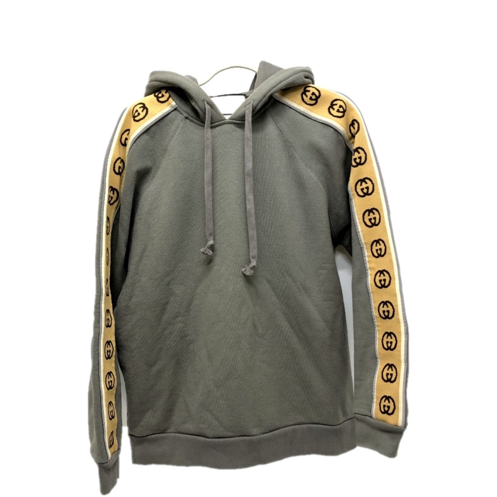 パーカー 596230 フーデッド コットンジャージー アパレル フード付き スウェット プルオーバー コットン グレー