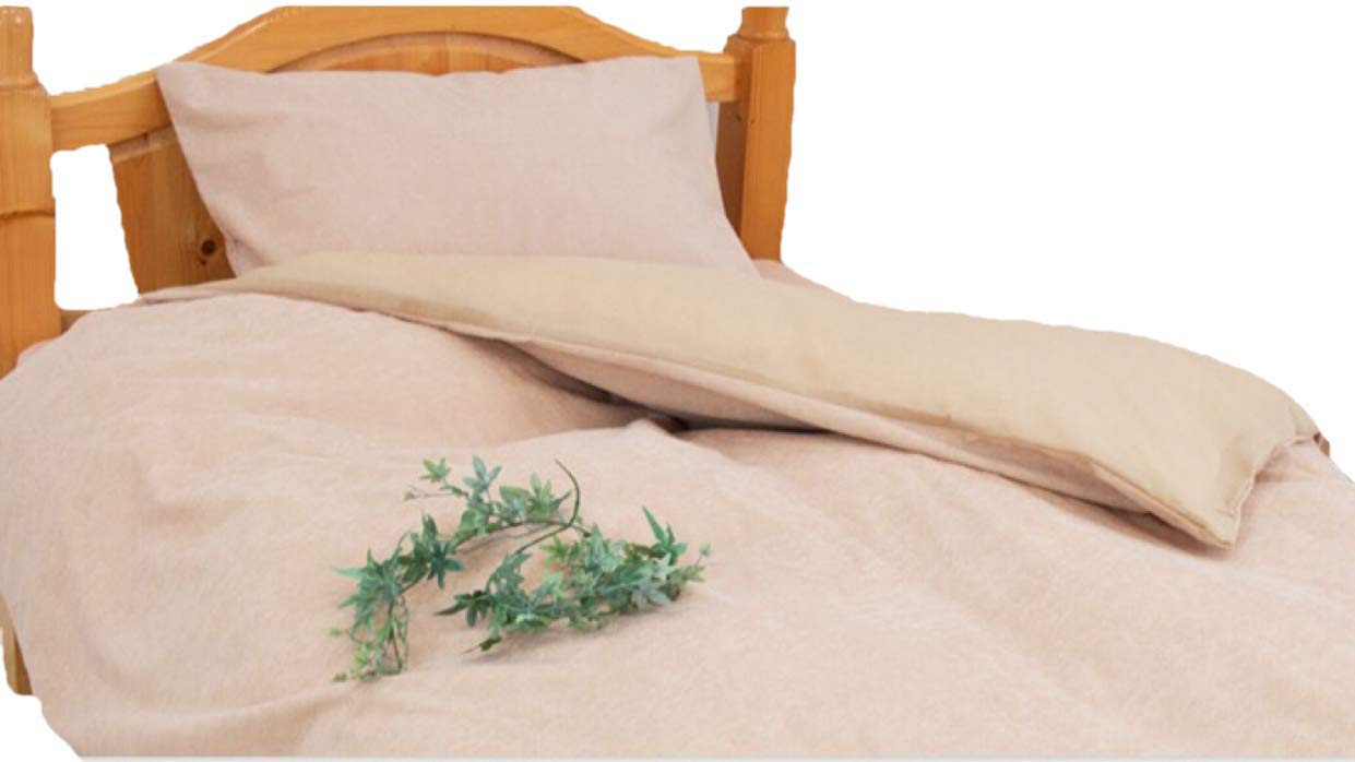 【tocoとふんわり生活】(170×210cm)防水 掛け布団カバー シングル(全３サイズ５色) デイリーパイル/モカ