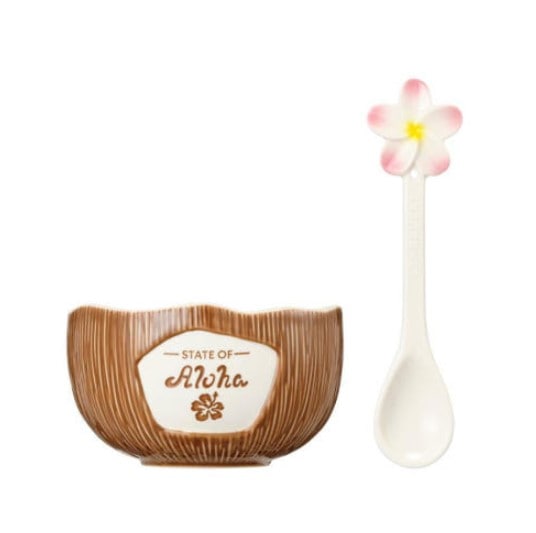 アロハ ココナッツデザートボウル＆スプーンセット 355ml