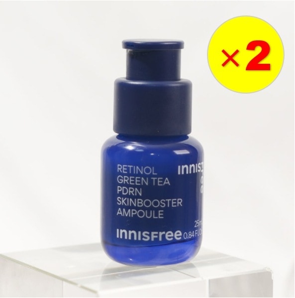 1+1 レチノール グリーンティー PDRN スキン ブースター アンプル 25ml