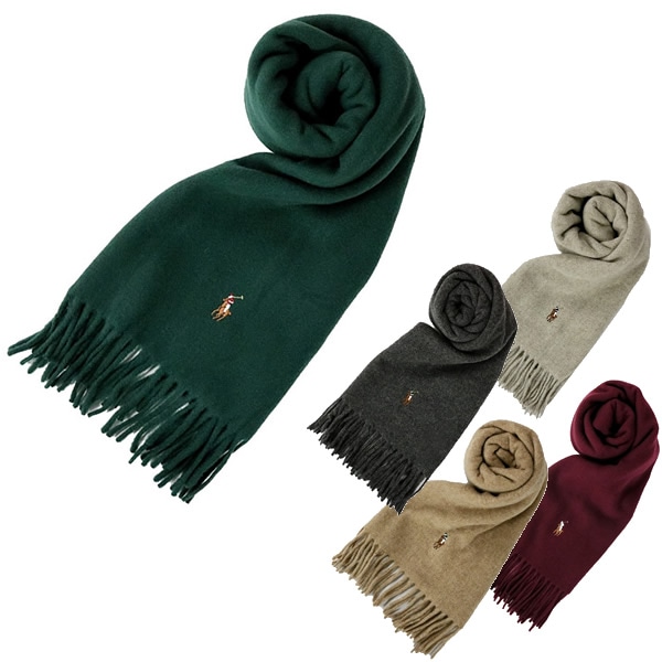 マフラー PC1047 カラー刺繍ロゴ