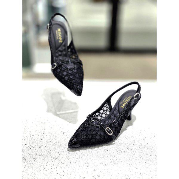[坡州店] []女性メッシュバックオープンヒール 012512704 7cm [2color]