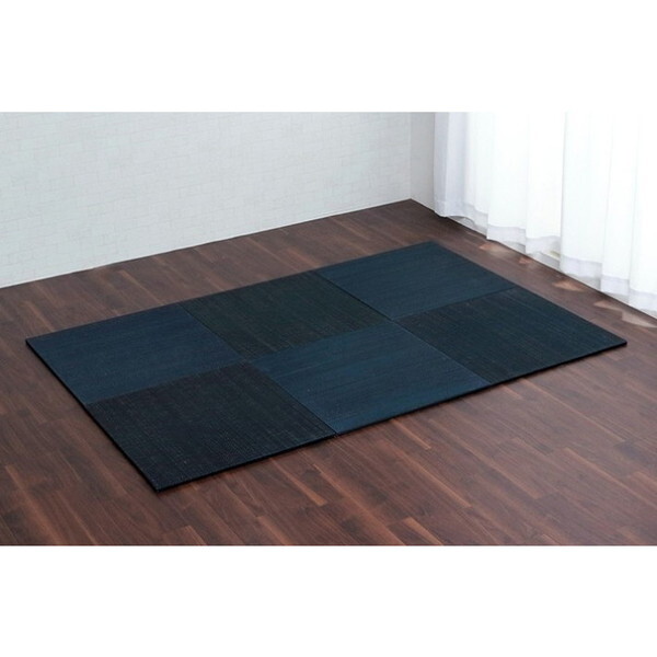 1040150190410 美畳 半畳 6P NV 70X70 ネイビー 置き畳 メーカー直送