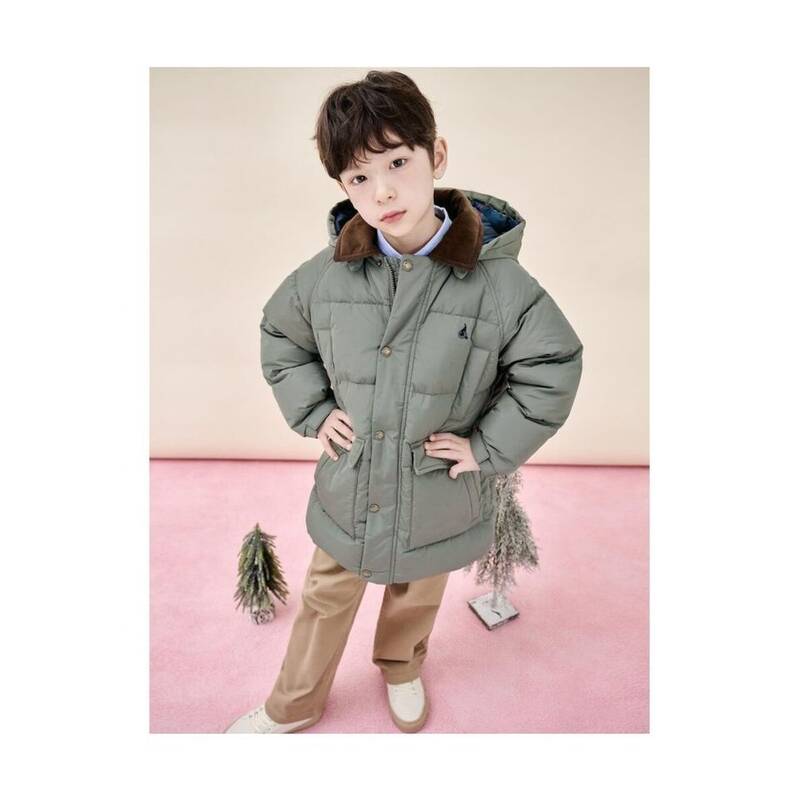 ビーンポールキッズ BEANPOLE KIDS クラシック ハーフ カーキ (BI5X38U06H) BI5X38U06H 350017