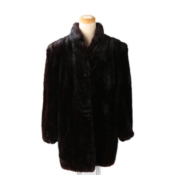 SAGAミンク　コート　13号 Qoo10] ファーコート 13号 SAGAミンク 毛