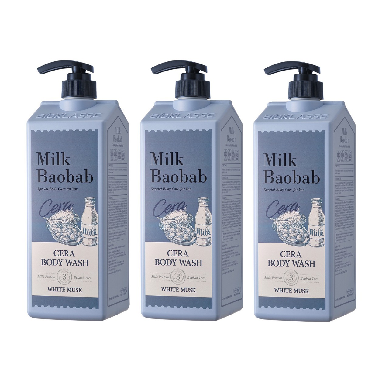 セラ ボディウォッシュ ホワイトムスク 1200mlX3個 大容量ボディウォッシュ