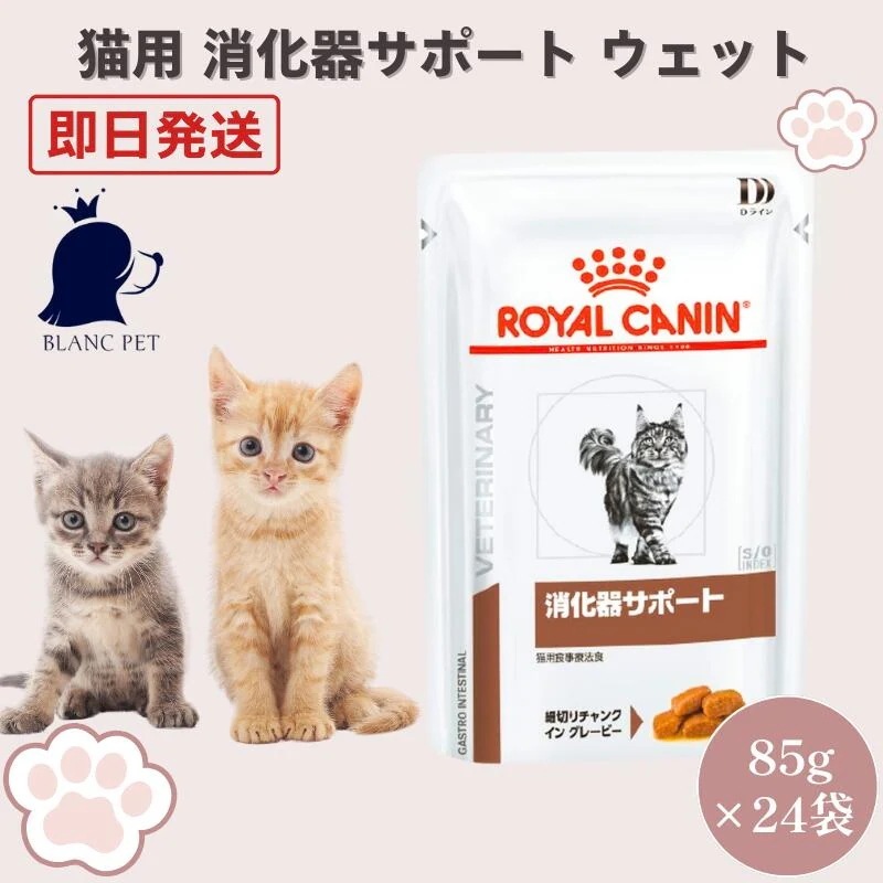 ロイヤルカナン 猫 消化器サポート ウェット パウチ 療法食 85g×24袋