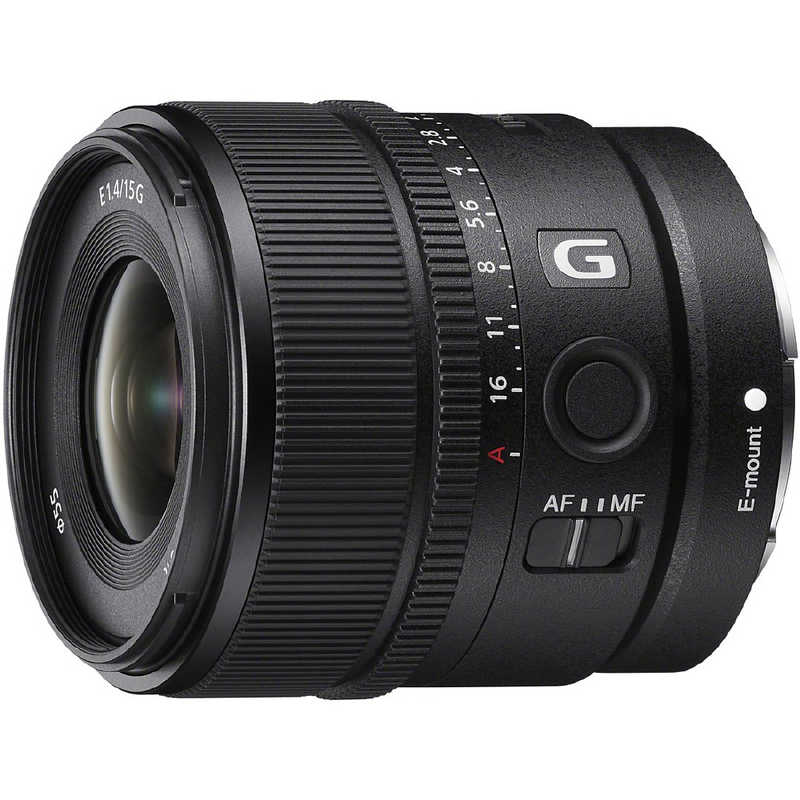 ソニー　SONY　カメラレンズ E 15mm F1.4 G ［ ソニーE / 単焦点レンズ ］　E 15mm F1.4 G SEL15F14G