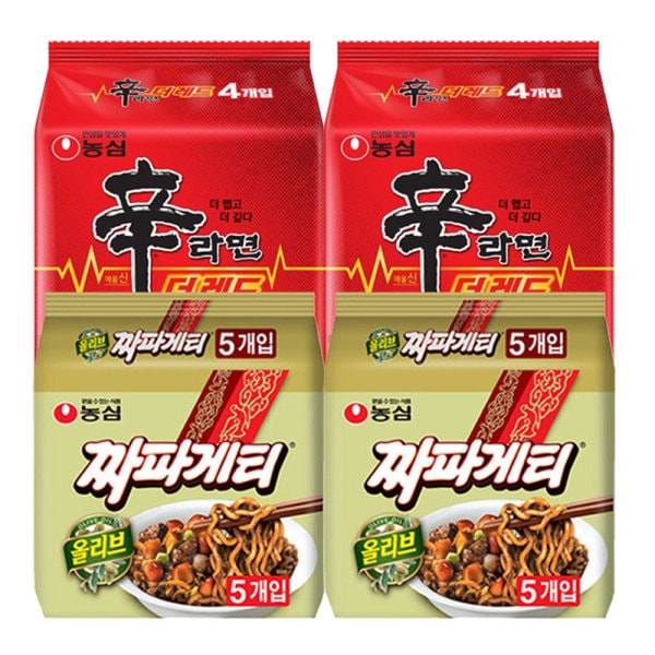 辛ラーメン ザレッド 8袋+チャパゲティ 10袋(計18袋)