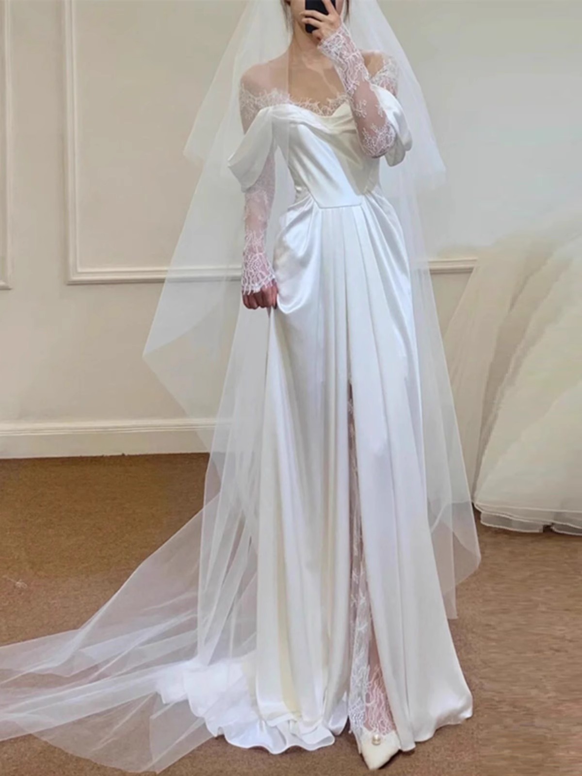 パーティードレス新作 高級感 花嫁ロングドレス ウェディングドレス 白 結婚式ワンピース 花嫁 結婚式 ドレス 結婚式 お呼ばれロングドレス 二次会ドレス