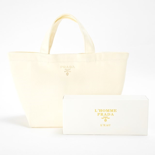 Qoo10] PRADA コスメティック キャンバス トートバッグ : バッグ