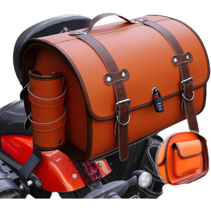 バイク リアボックス 33L ケース バイクボックス バイク用ボックス 着脱可能式 大容量 原付 スクーター フルフェイス収納可能 入れ