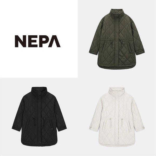 女性ピュレ-パフミドル丈パディングジャケット_7K60967A_BP