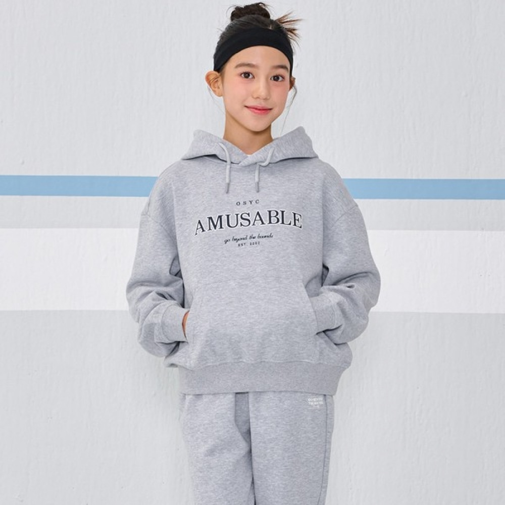 オーシンスカイ 女の子 グラフィック フーディー Tシャツ-EAJG5155B0B
