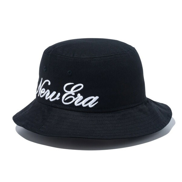 NEWERA ニューエラ バケット01 Essential エッセンシャル Script Logo スクリプトロゴ ブラック メンズ 男性 レディース 女性 帽子 ハット 送料無料 NEW ERA