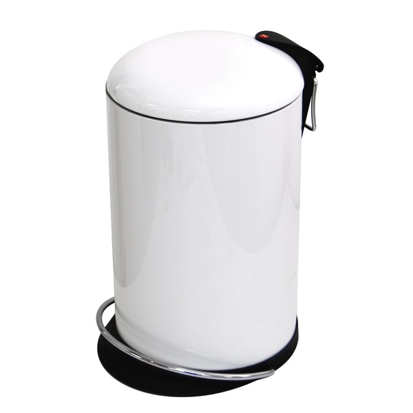 ペダルビン/ゴミ箱 (ホワイト 16L) 円形 ペダル式 ダストボックス トレントトップデザイン Hailo ハイロ