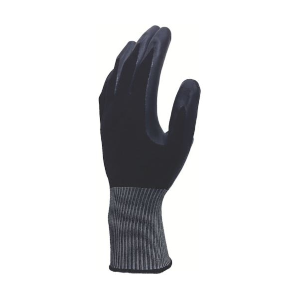 （まとめ） ミドリ安全COVERWORK 水に濡れても滑りにくいニトリル背抜き手袋 FT-3335-3P L 1パック（3双） [x5セット]